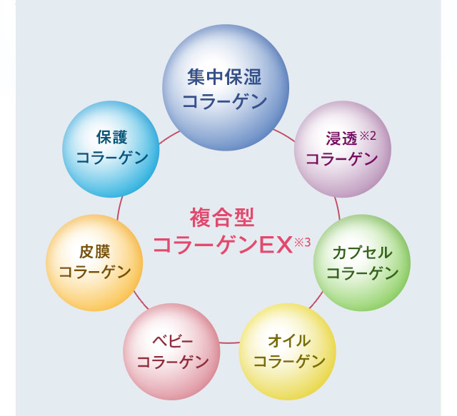 7種のコラーゲン　複合型コラーゲンEX【イメージ】